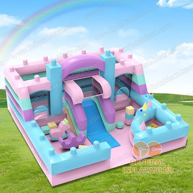 GF-186 Macaron  playground with softplay