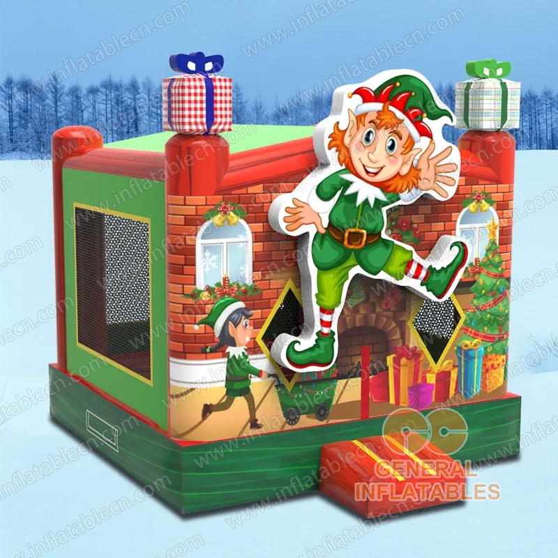 GX-077 Christmas Elf bounce house